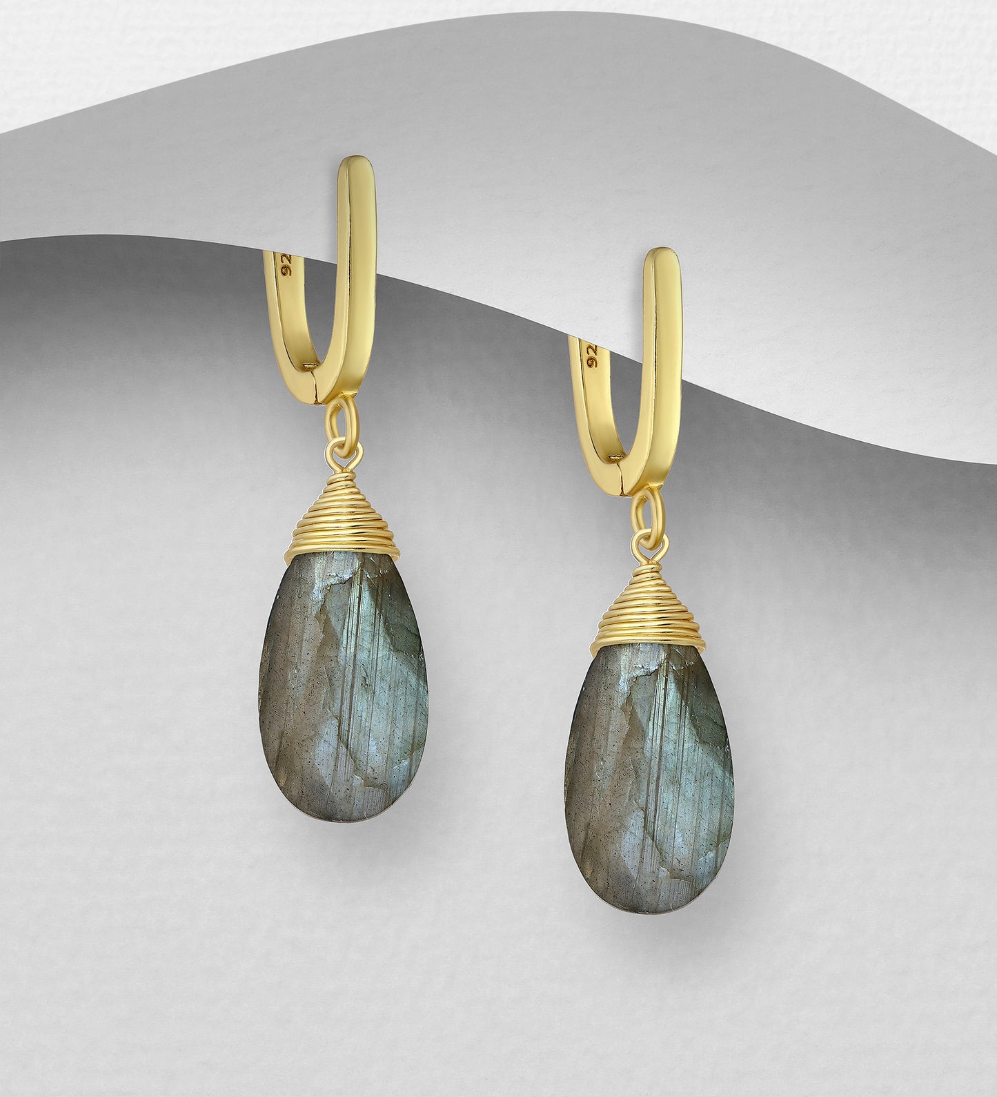 Labradorite Earrings